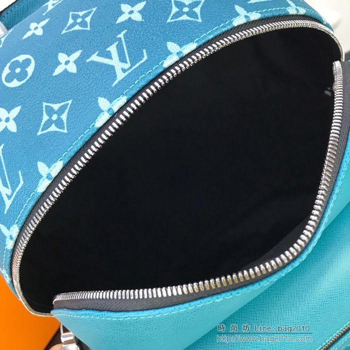 路易威登LV背包 頂級原單 M30229 Monogram 帆布 Taga皮革 Discovery 小號雙肩包 經典校園潮流設計  ydh2632